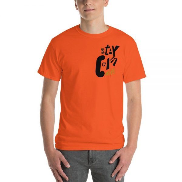 mens classic t shirt orange front 60e7081185023 Vergara Investor