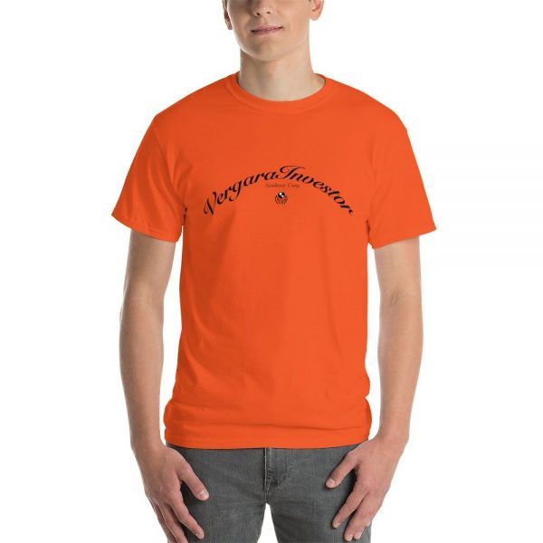 mens classic t shirt orange front 60e716df74421 Vergara Investor