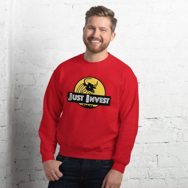 unisex crew neck sweatshirt red front 60e6636c57478 Vergara Investor